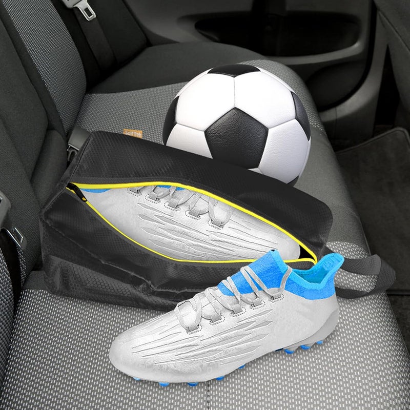 SelfTek Smell Proof Shoe Bags for Travel - Cleat Bags for Sports Smell Proof, Water-Resistant Travel Shoe Organizer with Active Carbon Fabric, Lightweight Gol-f soccer cleats Shoe Bag - Image 4